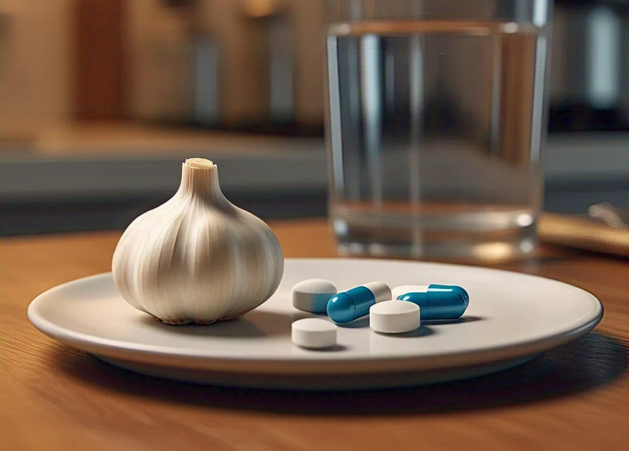 Garlic with medications